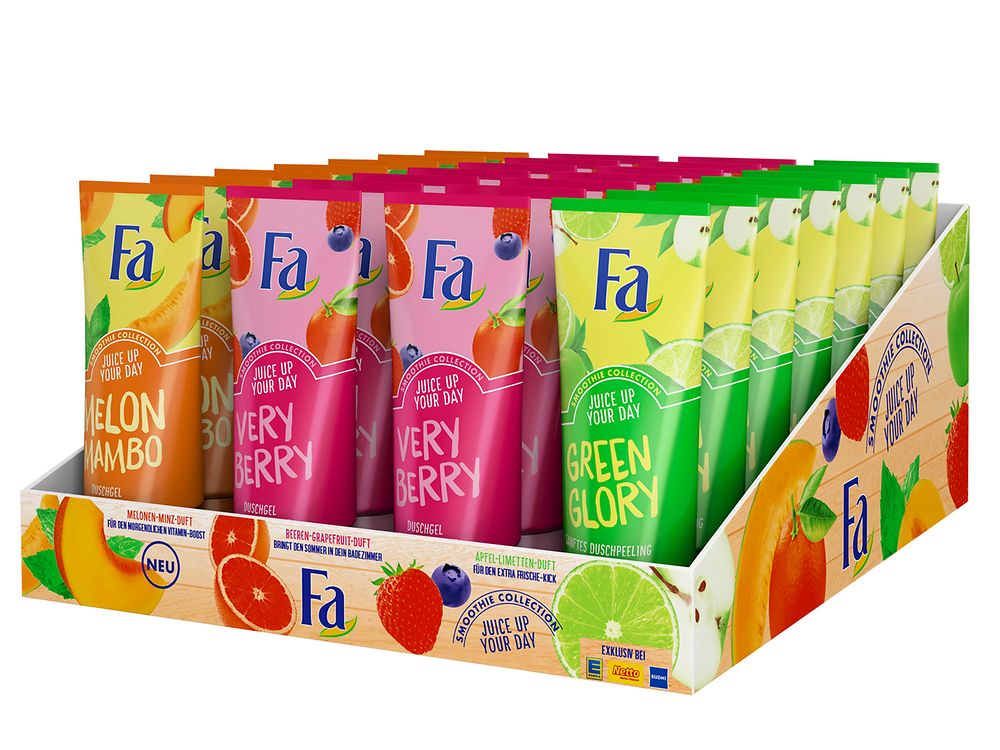Fa smoothie shampoos and shower gels