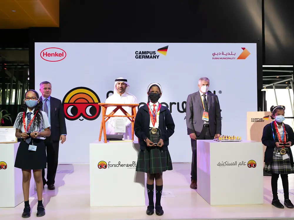 Henkel Forscherwelt School Competition Award Ceremony at German Pavilion’s Auditorium at Expo 2020 Dubai