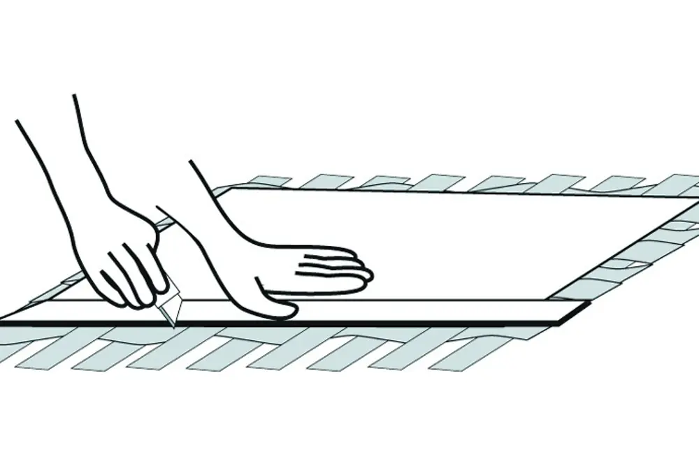 Mit Pattex 100% ein altes Serviertablett mit Kork aufpeppen