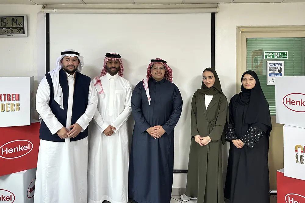 Left to right: Omar Ghawanni, Mubarak Alomani, Suliman Alatawi, Roaa Alawami and Hanan Alarnous