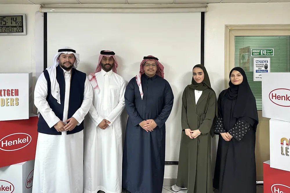 Left to right: Omar Ghawanni, Mubarak Alomani, Suliman Alatawi, Roaa Alawami and Hanan Alarnous