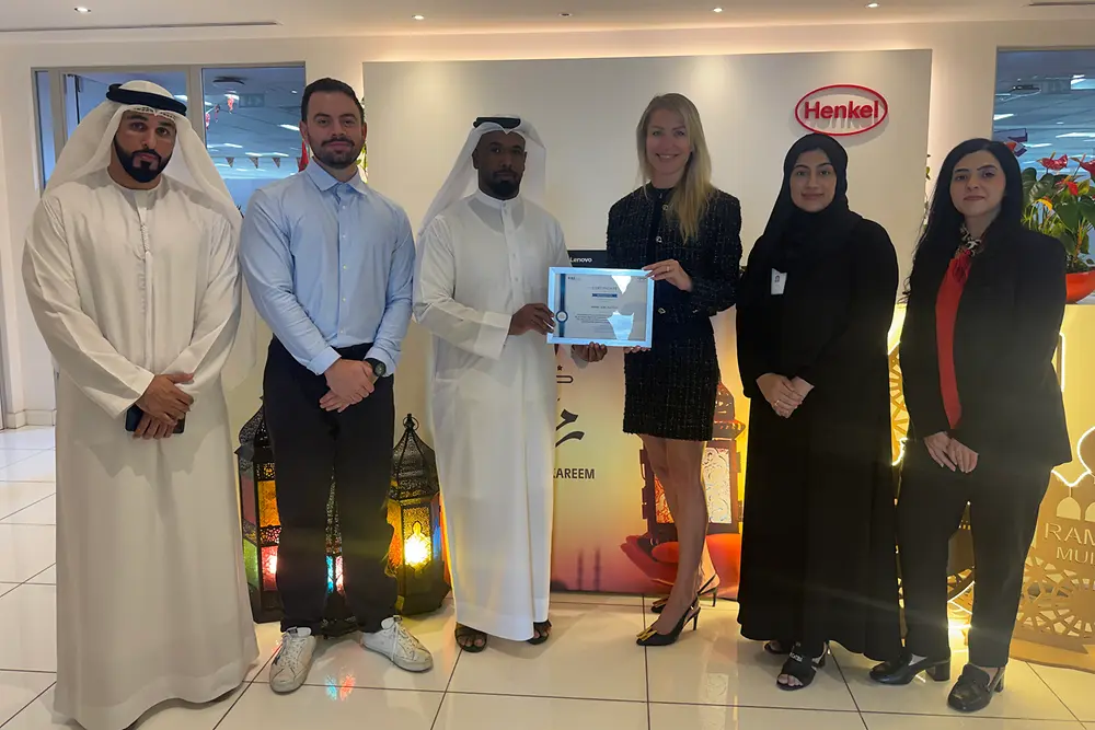 Henkel Awarded Certificate of Recognition from Dubai Silicon Oasis