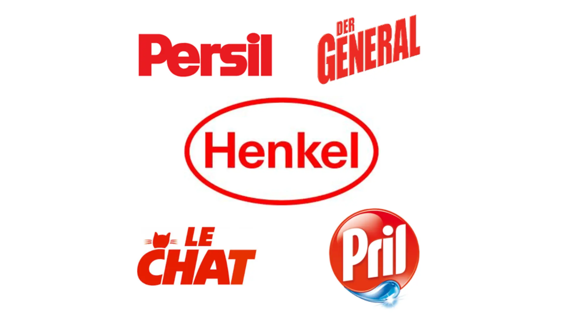 red Persil and Der General logos