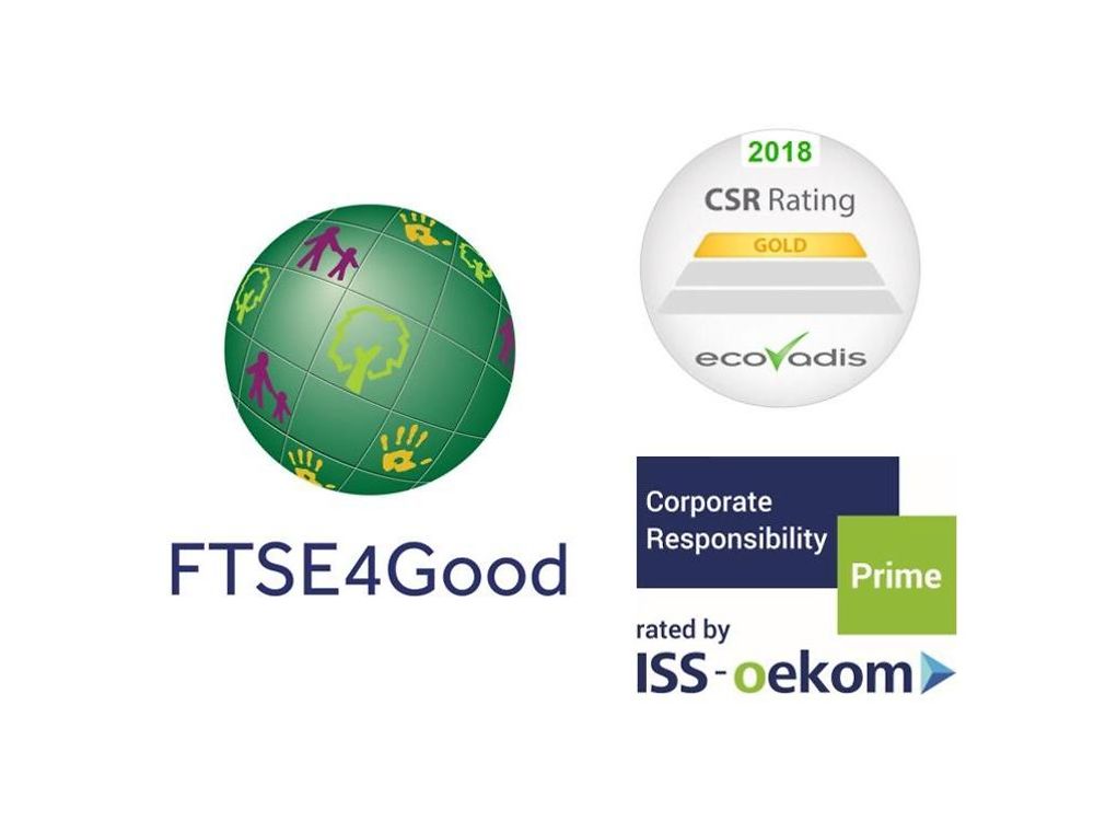 Logos FTSE, Oekom, EcoVadis