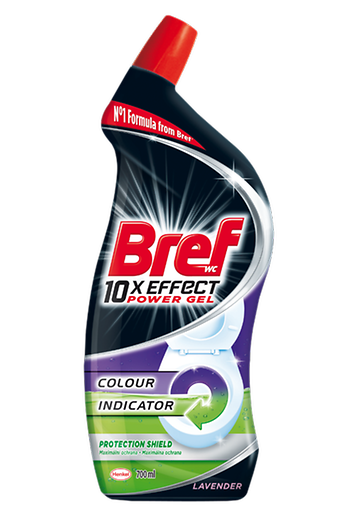In May, Henkel introduces the new recyclable material for black bottles of the toilet cleaning product Bref